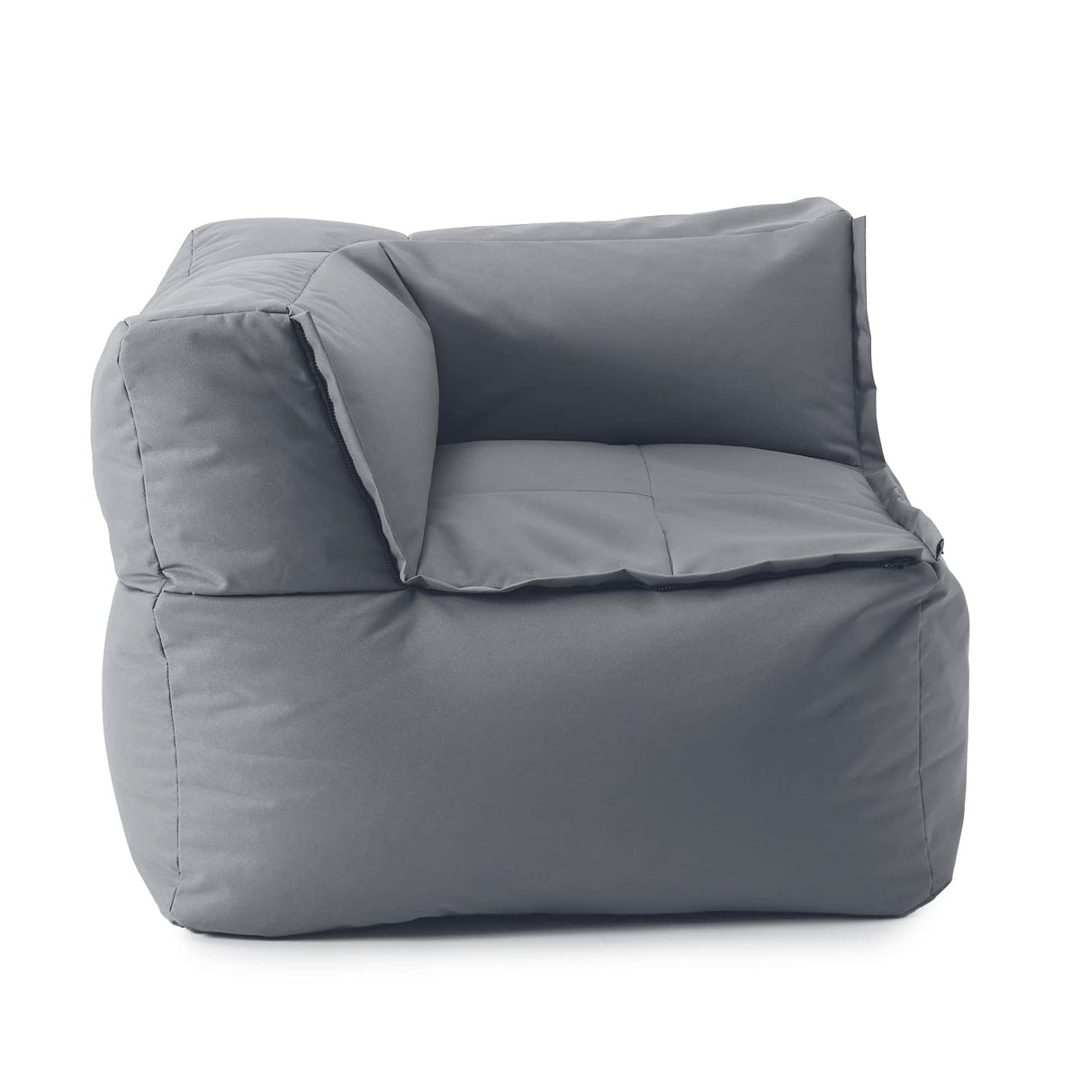 Lumaland Modulares Cord Sitzsack Sofa Set – Bean Bag Module mit EPS-Füllung, Weich, Indoor, Modern