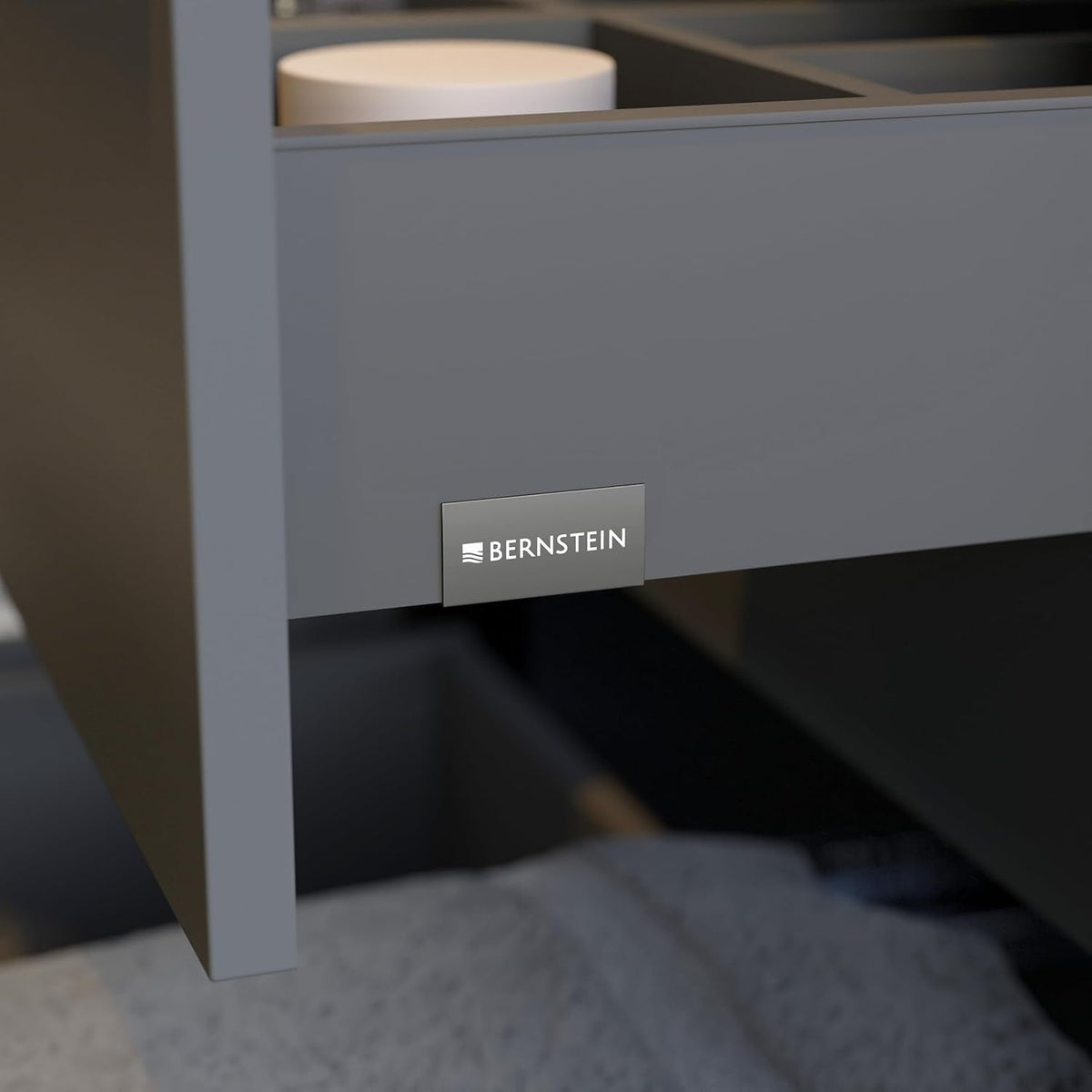 BERNSTEIN Badmöbel-Set Lavoa – Waschtisch mit Unterschrank, 2 Schubladen, Soft-Close, modernes Waschtisch-Set