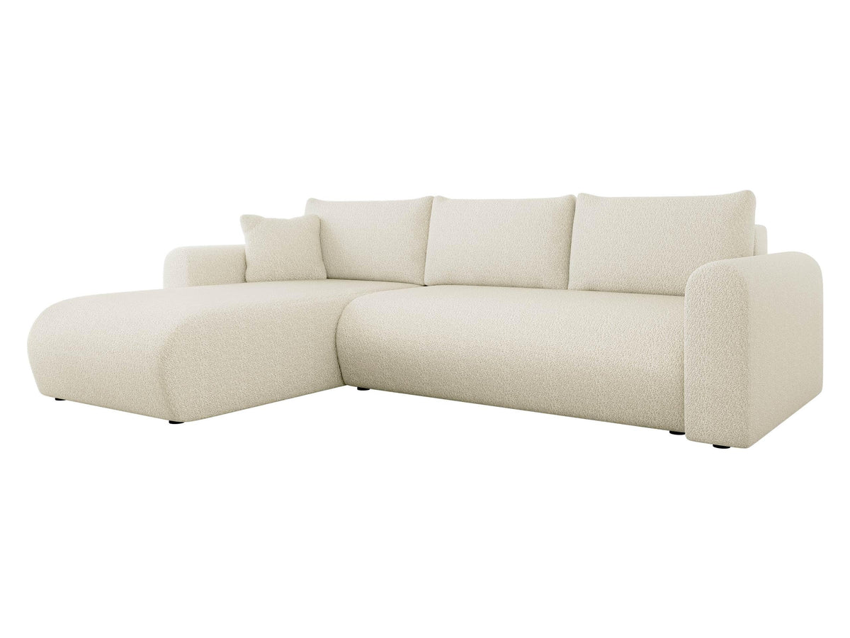 Mirjan24 Ecksofa Eliwo L-Form, Schlafsofa mit Bettkasten, Wohnlandschaft mit Schlaffunktion, modernes Polstersofa, universelle Ottomane