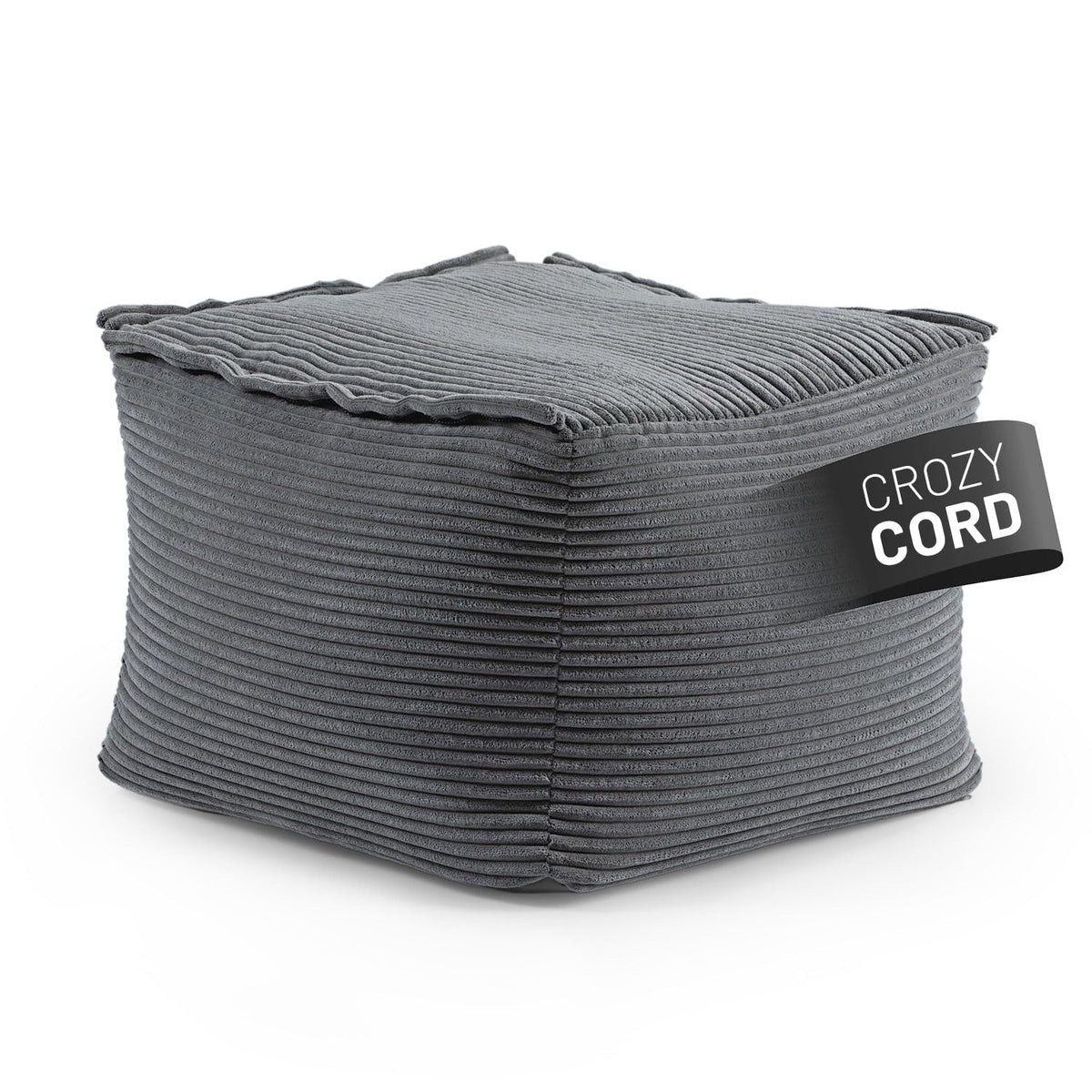 Lumaland Modulares Cord Sitzsack Sofa Set – Bean Bag Module mit EPS-Füllung, Weich, Indoor, Modern