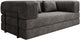 Luxusbetten24 Lazy 3-Sitzer Sofa – Designer-Couch aus Cord, modernes Loungesofa mit Metallrahmen