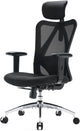 SIHOO Ergonomischer Bürostuhl – Verstellbare Lendenstütze, Kopfstütze, Wippfunktion, Belastbar bis 150 kg