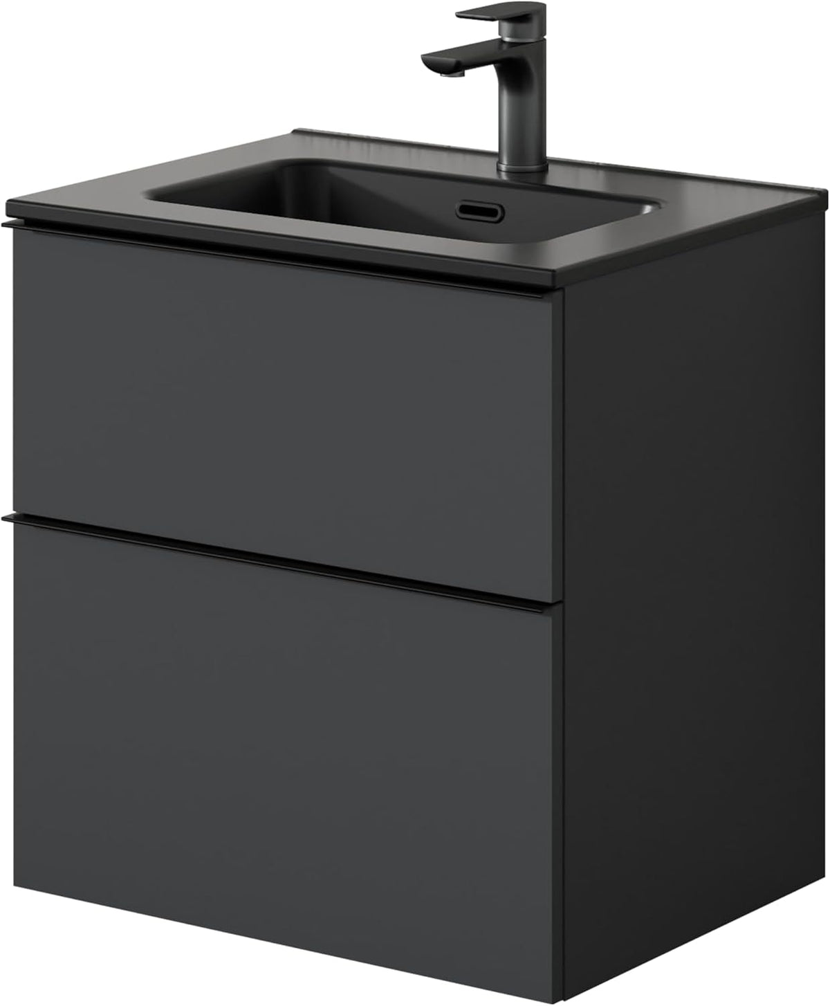 BERNSTEIN Badmöbel-Set Lavoa – Waschtisch mit Unterschrank, 2 Schubladen, Soft-Close, modernes Waschtisch-Set