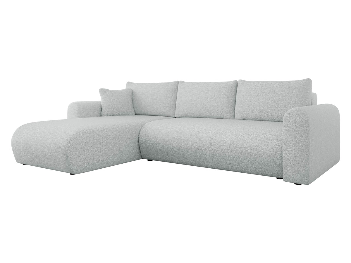 Mirjan24 Ecksofa Eliwo L-Form, Schlafsofa mit Bettkasten, Wohnlandschaft mit Schlaffunktion, modernes Polstersofa, universelle Ottomane