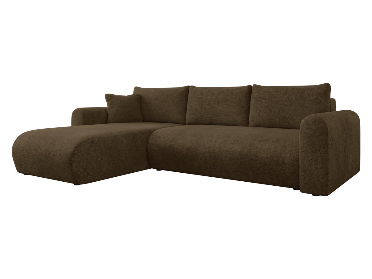 Mirjan24 Ecksofa Eliwo L-Form, Schlafsofa mit Bettkasten, Wohnlandschaft mit Schlaffunktion, modernes Polstersofa, universelle Ottomane