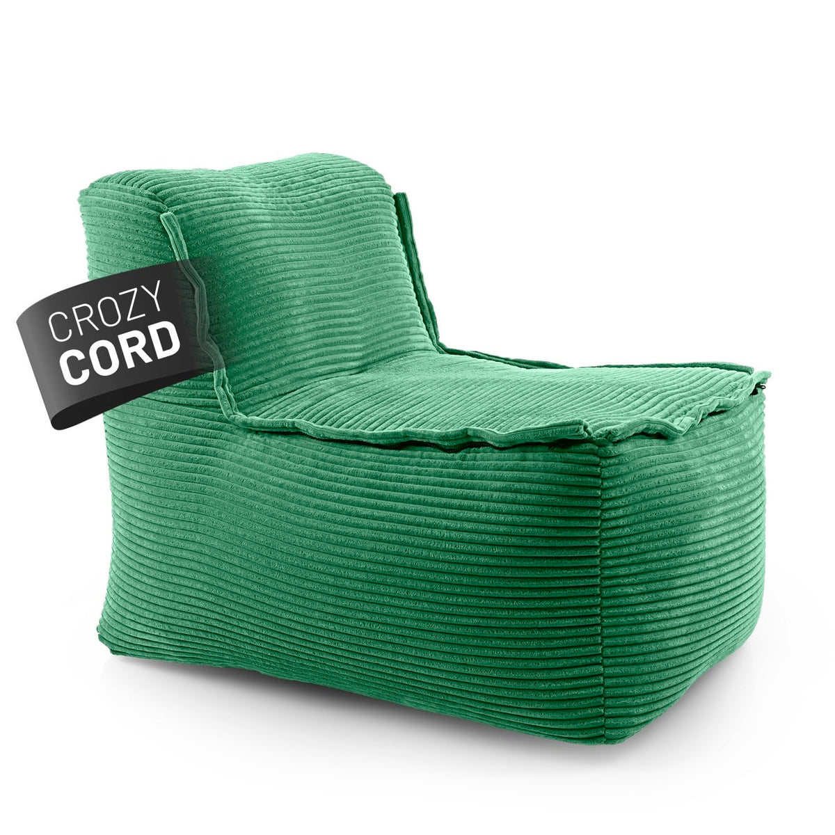 Lumaland Modulares Cord Sitzsack Sofa Set – Bean Bag Module mit EPS-Füllung, Weich, Indoor, Modern