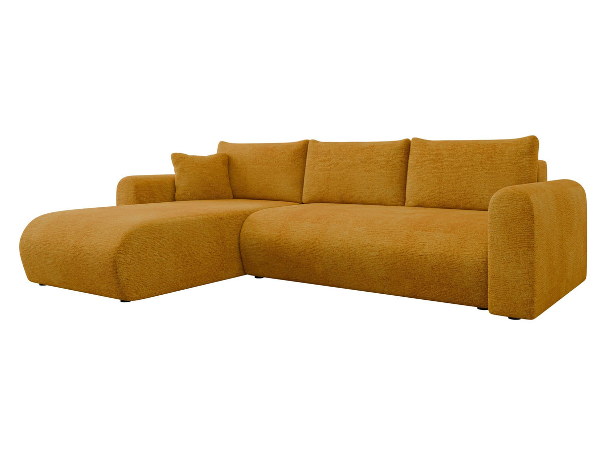 Mirjan24 Ecksofa Eliwo L-Form, Schlafsofa mit Bettkasten, Wohnlandschaft mit Schlaffunktion, modernes Polstersofa, universelle Ottomane