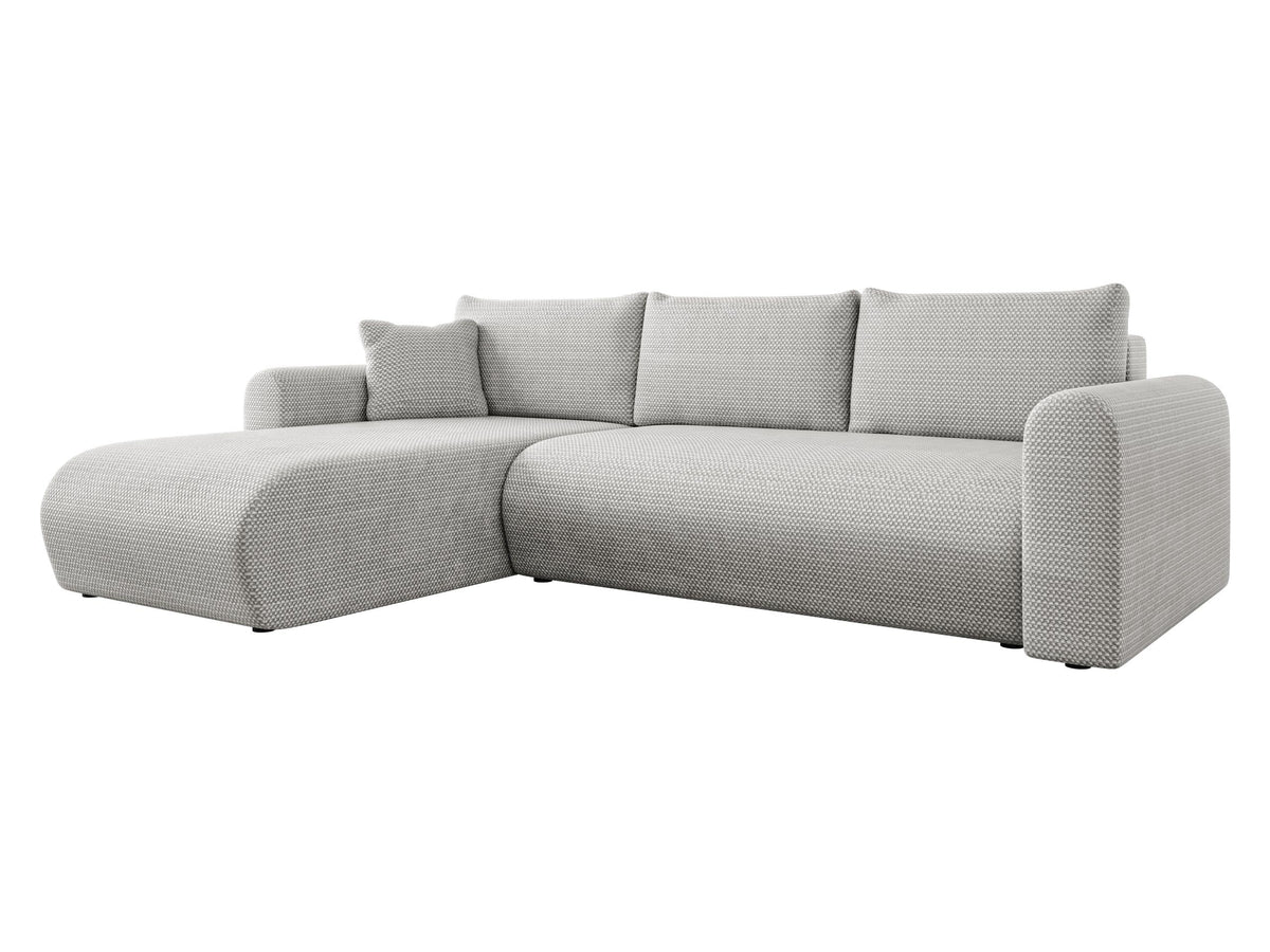 Mirjan24 Ecksofa Eliwo L-Form, Schlafsofa mit Bettkasten, Wohnlandschaft mit Schlaffunktion, modernes Polstersofa, universelle Ottomane