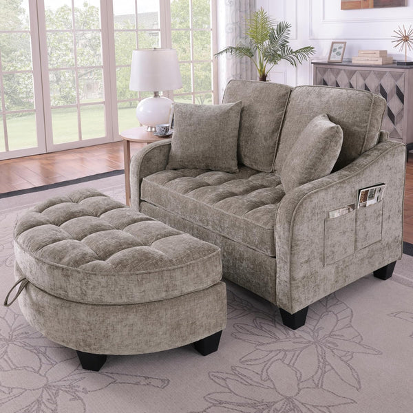 Gelukueub Multifunctional Sofa Bed 2-in-1 – Modern Sofa Bed with Storage, Space-Saving