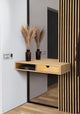 Woodman Farsta Wandschrank Eiche Furnier – FSC, schwebend, modern, platzsparend